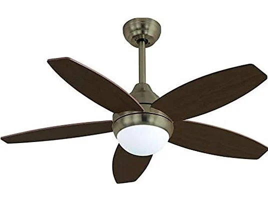 Ventilador de techo Bastilipo Bali Niquel Led - Imagen 2