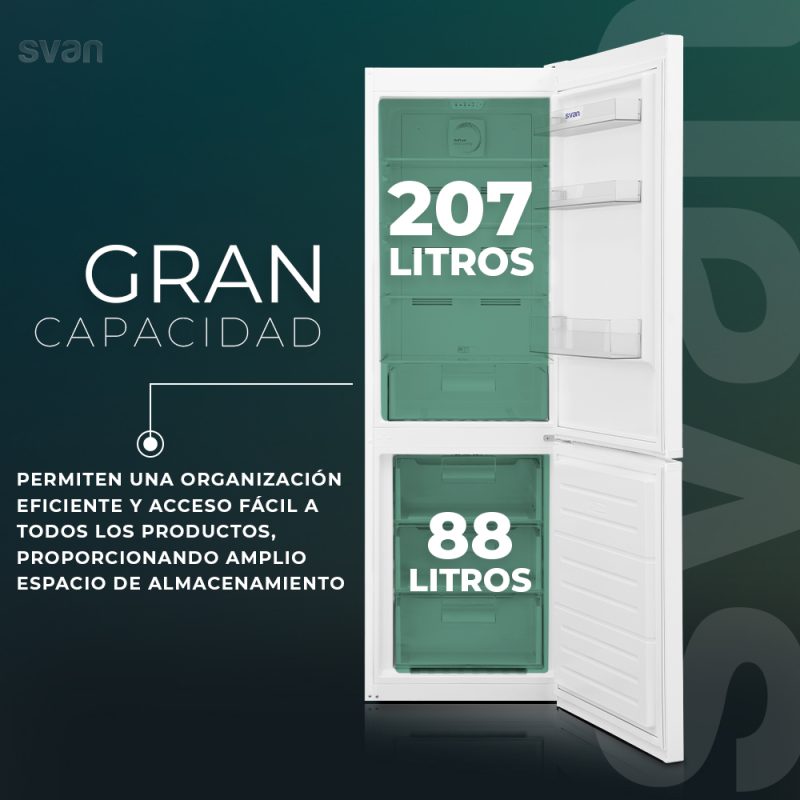 Frigorifico combi SVAN No Frost Modo Eco - Imagen 6
