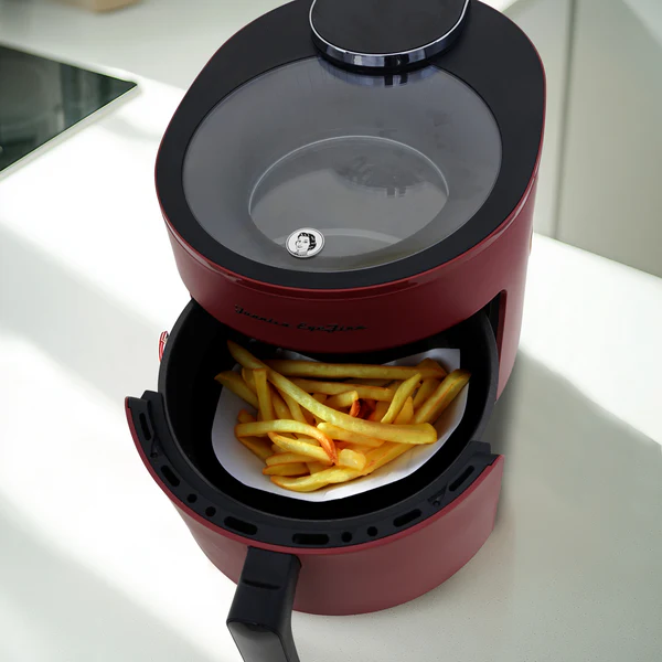 JUANITA®Freidora de aire - JUANITA EyeFire Red, 1500 W, Rojo JEF12005 - Imagen 3