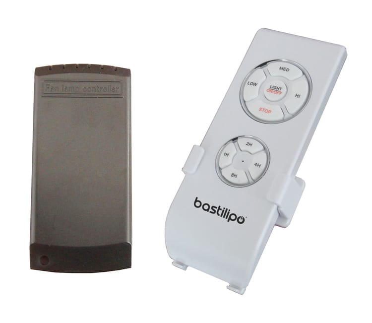 Ventilador de techo Bastilipo Monaco Niquel Led - Imagen 5