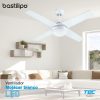 Ventilador de techo Bastilipo Mojacar Niquel Led - Imagen 4