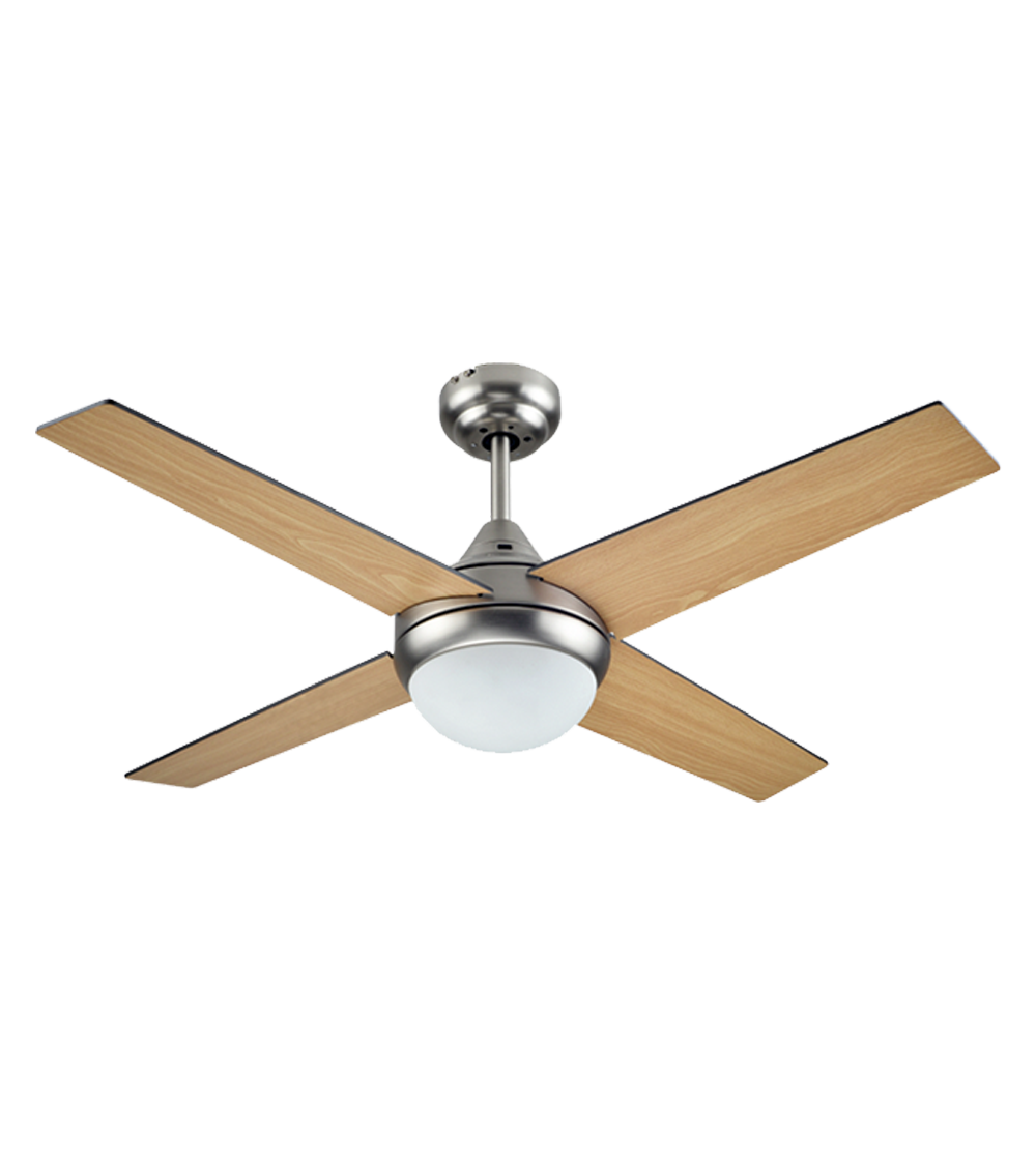 Ventilador de techo Bastilipo Mojacar Niquel Led