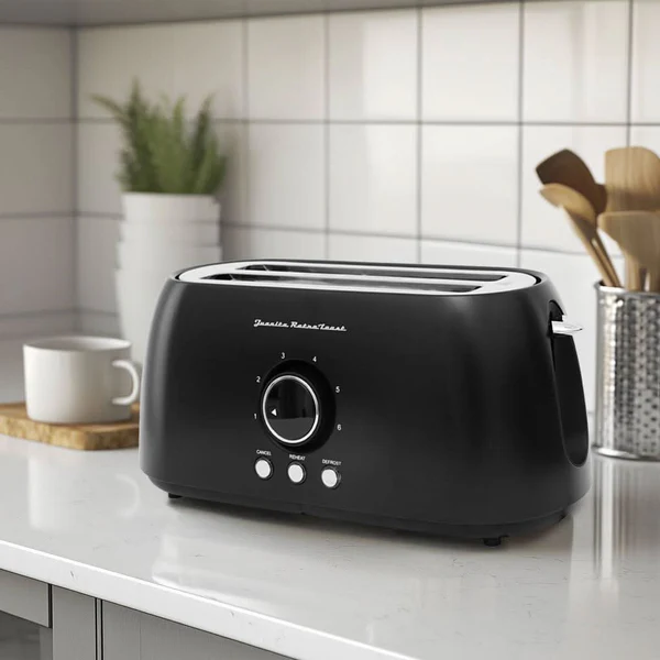 Tostador retro Juanita doble rebanada 1500W Black - Imagen 2