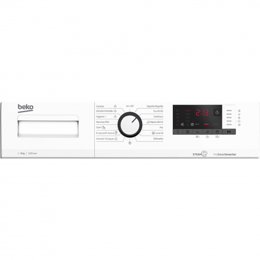Lavadora Beko WRA 8615 XW, 8 kg, Carga Frontal, 1200 rpm, Eficiencia A - Blanco - Imagen 5