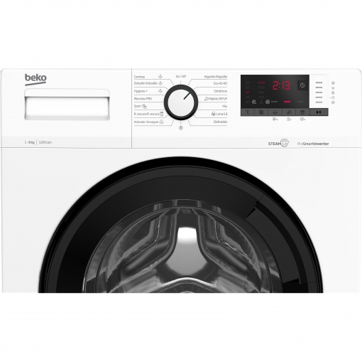 Lavadora Beko WRA 8615 XW, 8 kg, Carga Frontal, 1200 rpm, Eficiencia A - Blanco - Imagen 4