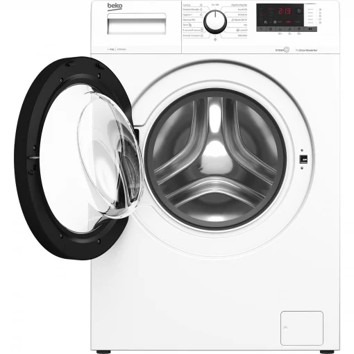Lavadora Beko WRA 8615 XW, 8 kg, Carga Frontal, 1200 rpm, Eficiencia A - Blanco - Imagen 2