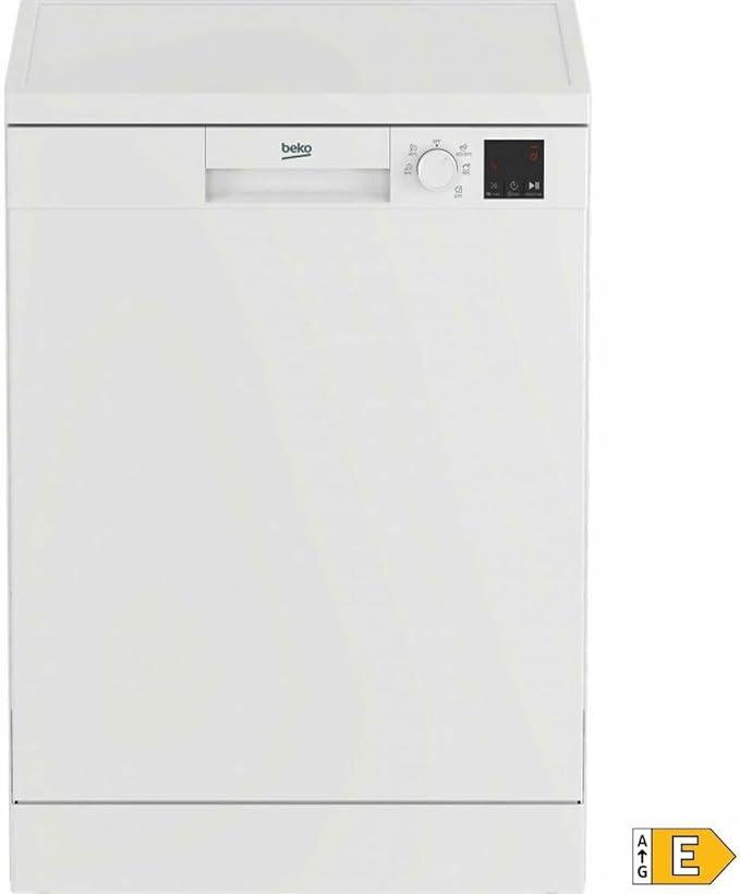 Lavavajillas 60 cm Beko DVN05320W, 5 Programas, 13 Cubiertos, Eficiencia E - Blanco - Imagen 2