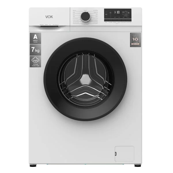 Lavadora de 7Kg VOK EVW-7BAWL21 Eficiencia Energética A