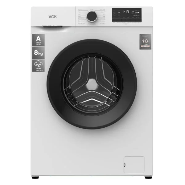 Lavadora VOK de 8Kg EVW-8BAWL21 Eficiencia Energética A
