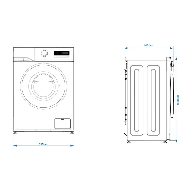 Lavadora SVAN SL6000ED Blanco 6Kg 1000 E Display - Imagen 4