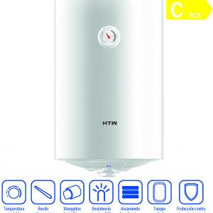 Termo HTW-TV-50ESSECO 50/LITROS VERTICAL C