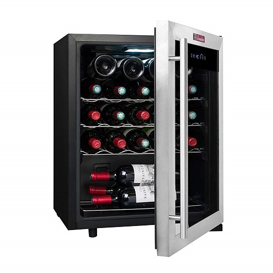 Vinoteca libre instalación - LA SOMMELIERE LS 24 A, 23 botellas, Inox - Imagen 2