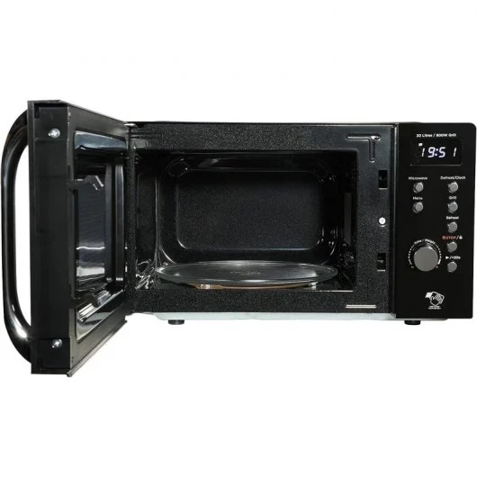 Microondas Digital con Grill Aiwa AMW-202DG/BK 20L Negro - Imagen 3