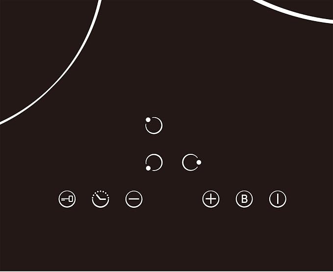 Encimera - Cata 08063101 IB 6303 BK, Eléctrica, Inducción, 3 zonas, 28 cm, Negro - Imagen 3