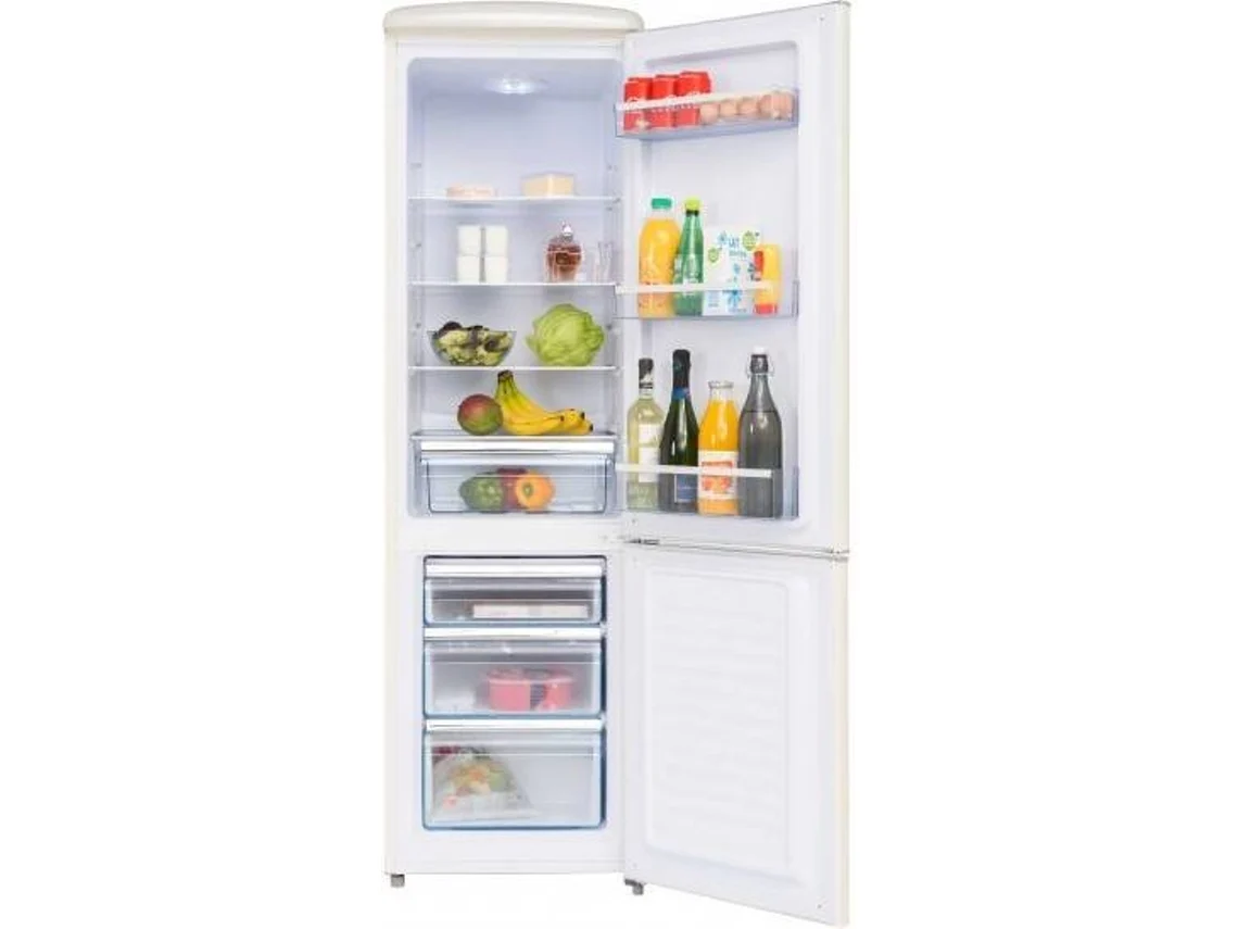 Frigorífico Combi FRIGELUX Retro (Estático - 181 cm - 244 L - Crema) - Imagen 3
