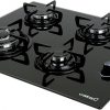 Placa de Cristal a Gas Cata Negra CIB 6031 BK, 4 quemadores - Imagen 4