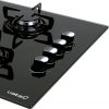 Placa de Cristal a Gas Cata Negra CIB 6031 BK, 4 quemadores - Imagen 5