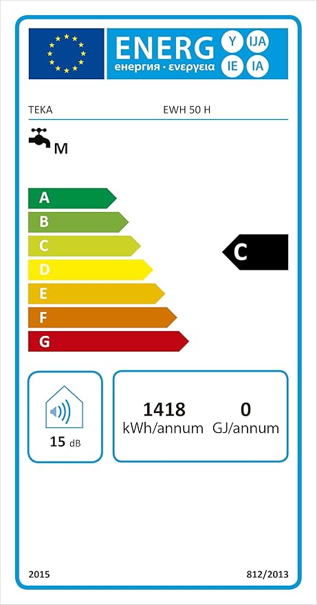 Termo eléctrico - Teka EWH 50 C, 50L, Vertical, Tanque esmaltado en Zafire, IPX4, Blanco - Imagen 5