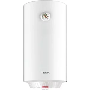 Termo eléctrico - Teka EWH 80 C, Capacidad 80 L, Vertical, Tanque esmaltado en Zafire, Termostato, Termómetro, Blanco