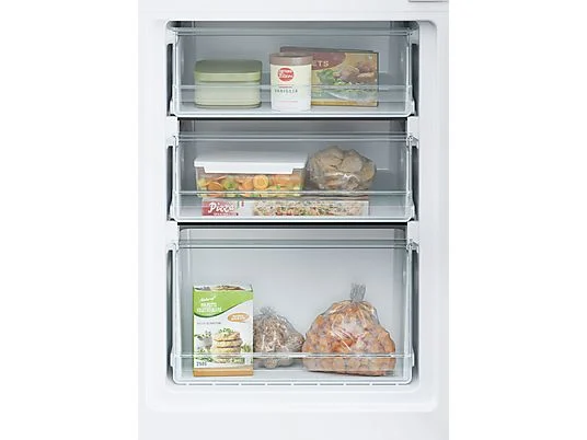 Frigorífico combi - Candy CCT3L517EW Low Frost 177 cm, 260 l, Iluminación LED, Blanco - Imagen 6