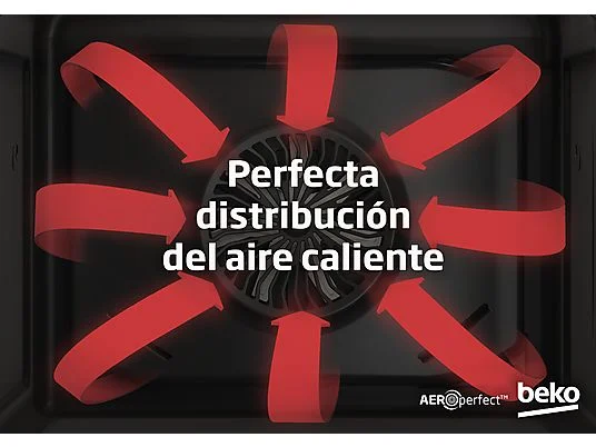 Horno - Beko BBCM12300X, Multifunción, Limpieza por vapor, 48 l, 59.4 cm, Inox - Imagen 4