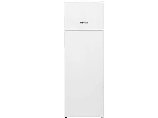 Frigorífico dos puertas - TELEFUNKEN TLKF65W, Altura 161 cm, Blanco