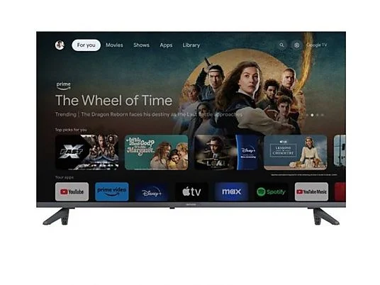 Televisor LED 40'' - AIWA 40GO50804FHD, Full-HD, Negro