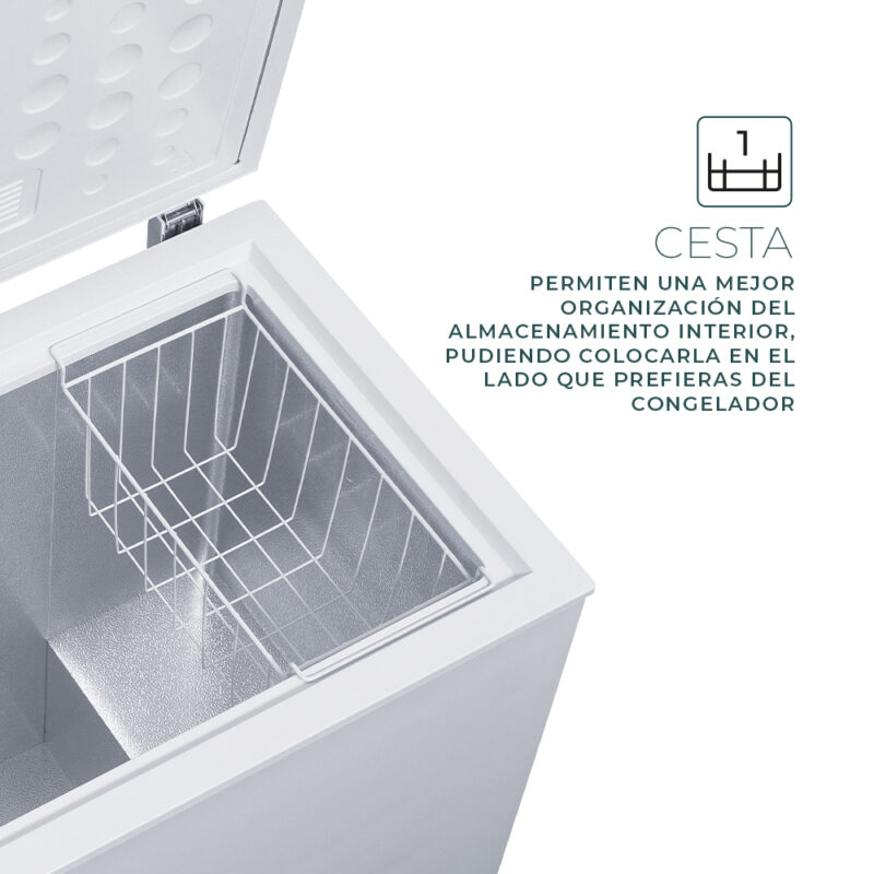 Congelador horizontal Svan SCH1001EDC Dual Cooling 98L - Imagen 4