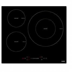 Placa de inducción Svan SVI632B 3 Zonas 60cm Negra
