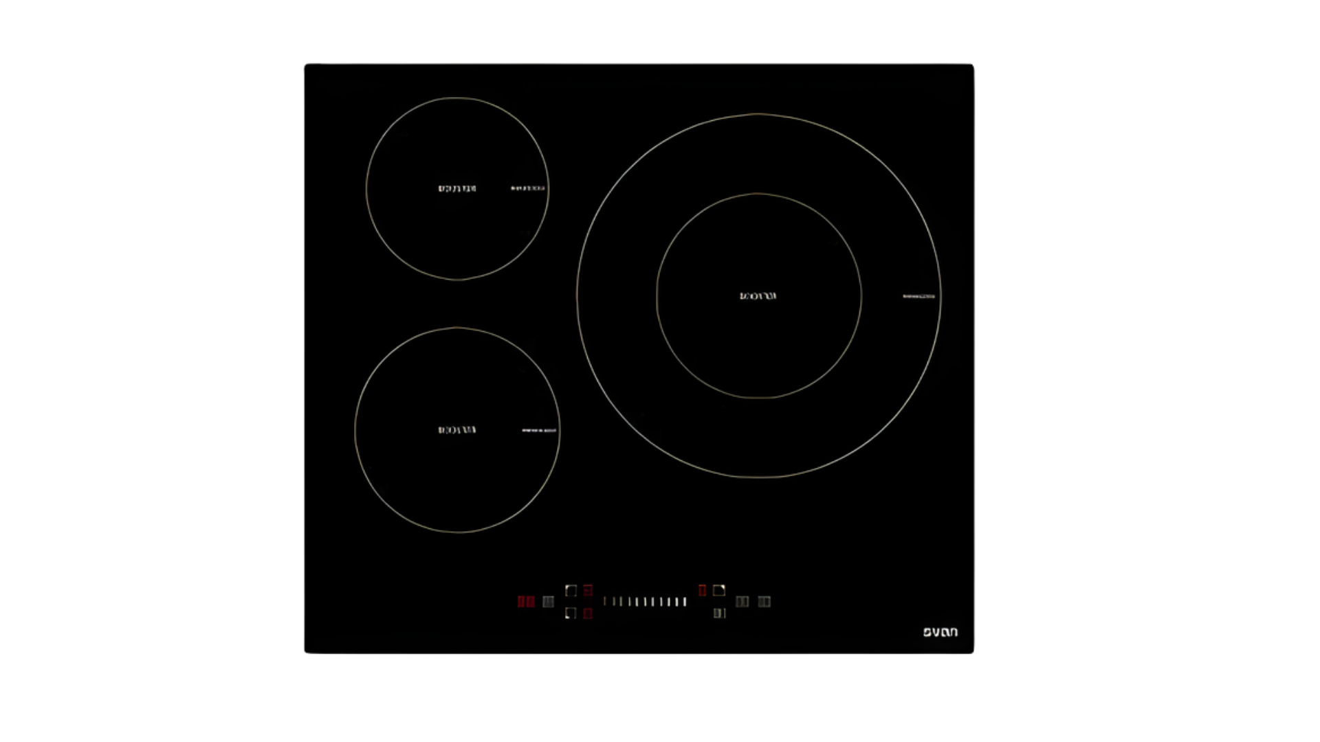 Placa de inducción Svan SVI632B 3 Zonas 60cm Negra