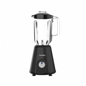 Batidora de vaso, 800W, 2 velocidades + pulse, jarra 1,5 litros, color negro, BVA-800N