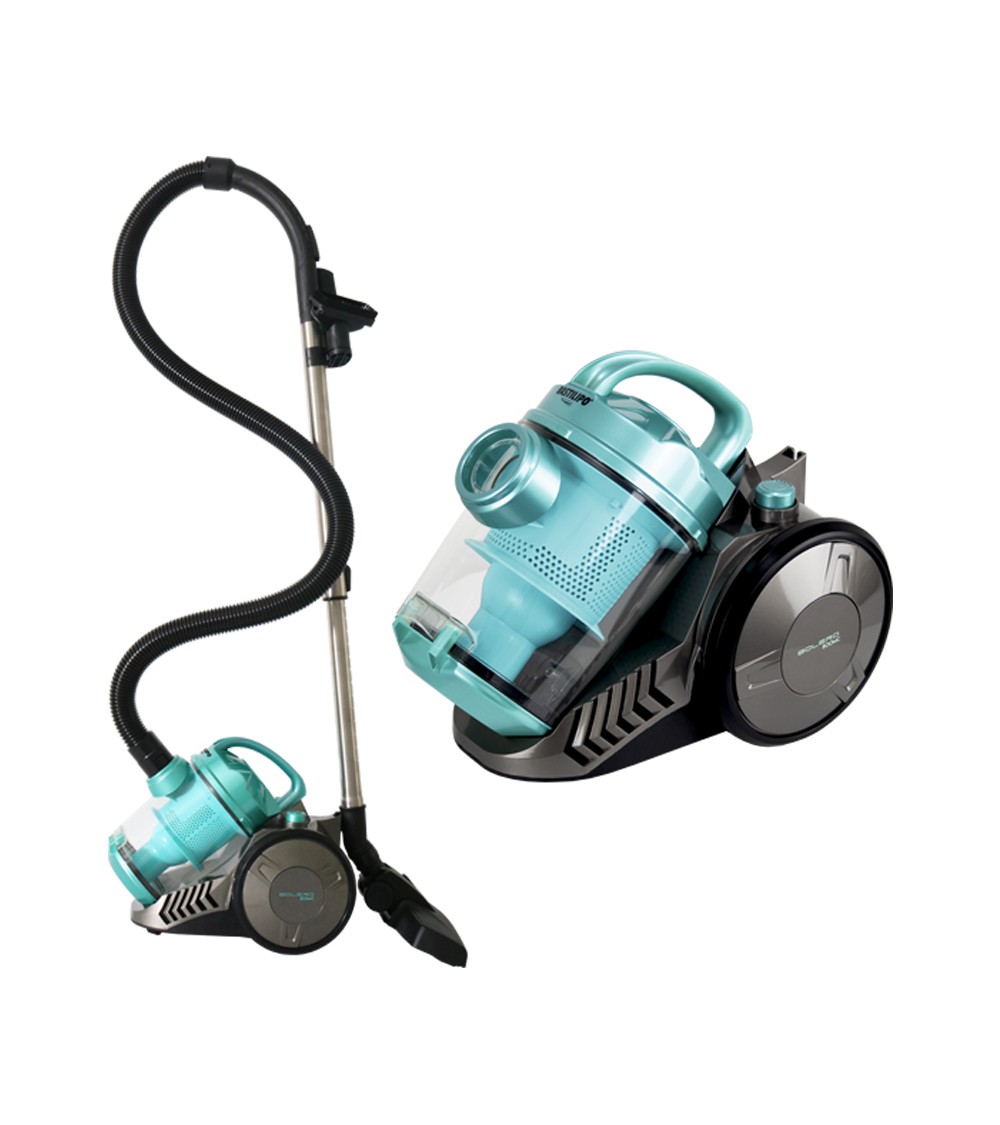 Aspirador multi ciclónico sin bolsa, filtro HEPA-12, tanque 2 litros, 14KPa, Bolero 800MC