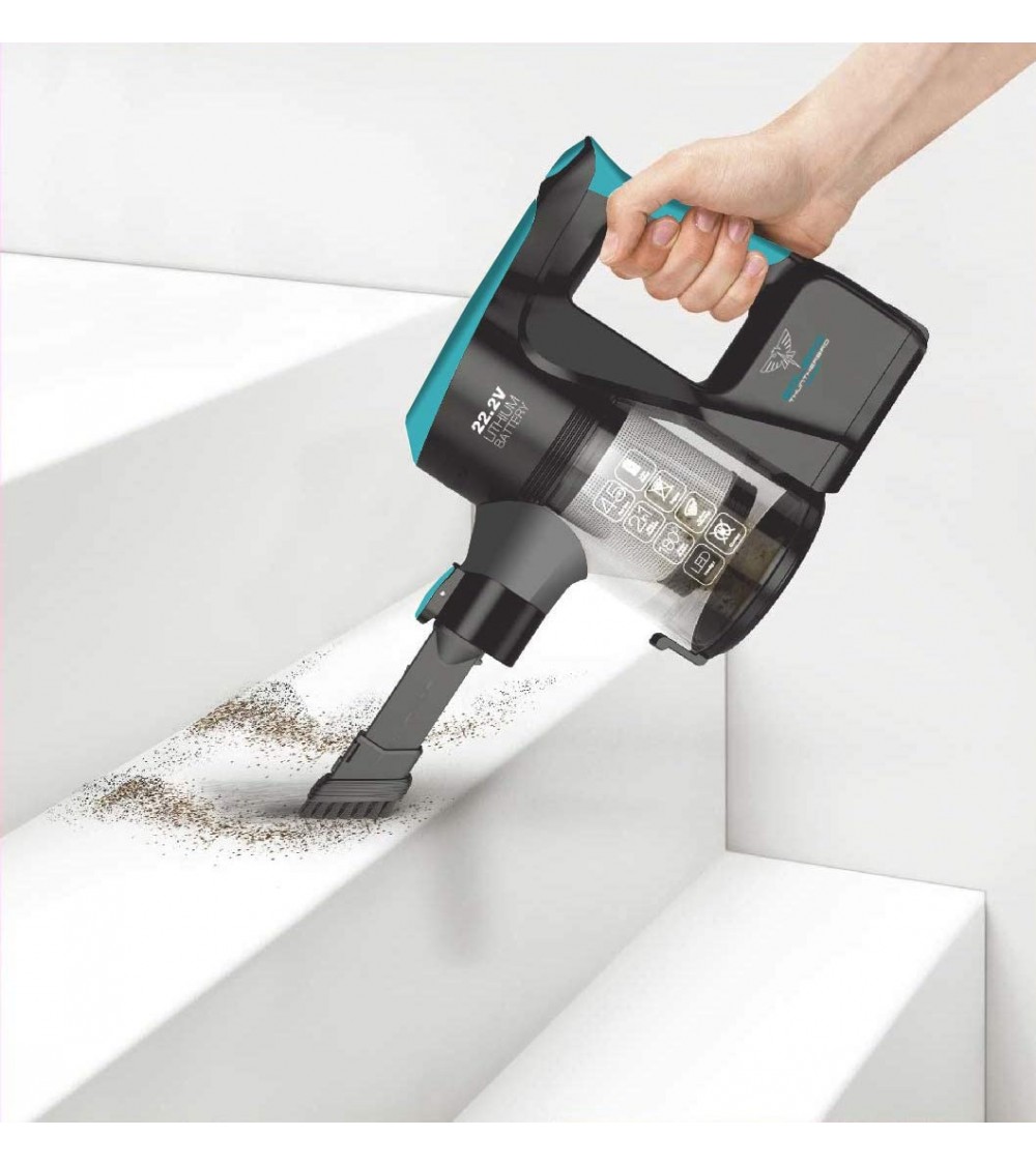 Aspirador escoba de batería,120W, filtro HEPA12, 8KPa, Bolero Thunderbird 22.2V - Imagen 2