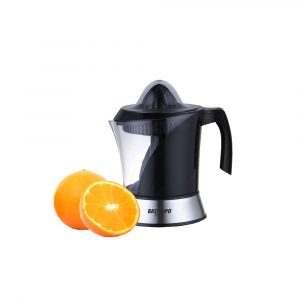 Exprimidor de 40W, con jarra de 1 litro, color negro/acero, EX-40N