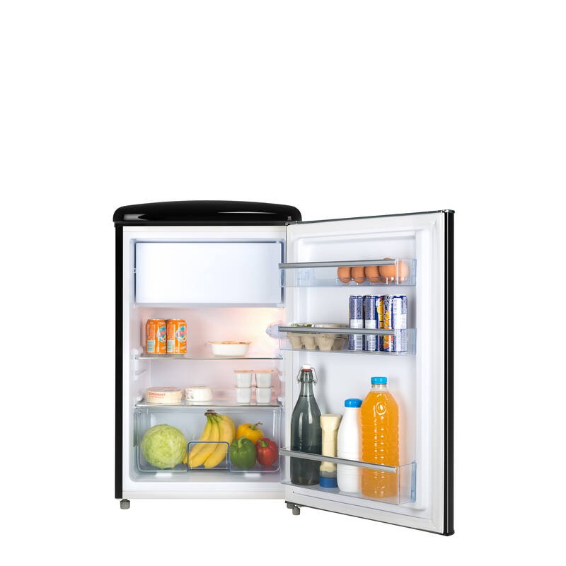 Frigorífico de sobremesa Retro Vintage negro 108L - Imagen 4