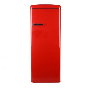 Frigorífico 1 puerta Rojo estilo vintage 214L