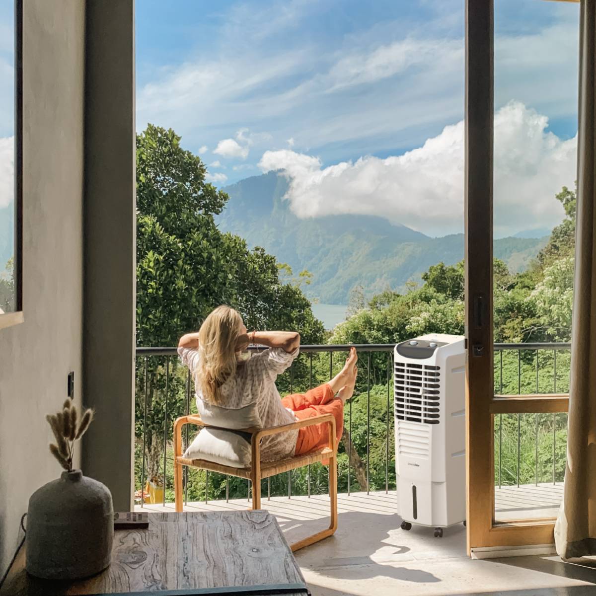 IZAMAL 8025W Climatizador 25L Modo Frío y Evaporación - Imagen 6