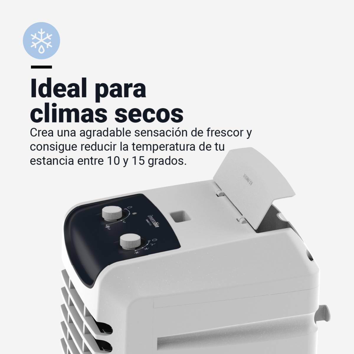 IZAMAL 8040W Climatizador 40L Modo Frío y Evaporación - Imagen 4