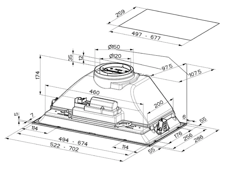 Termo Eléctrico slim Cata CTRS-50-REV Blanco de 46 Litros y Potencia 2000W - Imagen 3