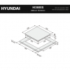 Vitroceramica de induccion HYUNDAI HI3600S 3 Zonas Cristal Negro - Imagen 2
