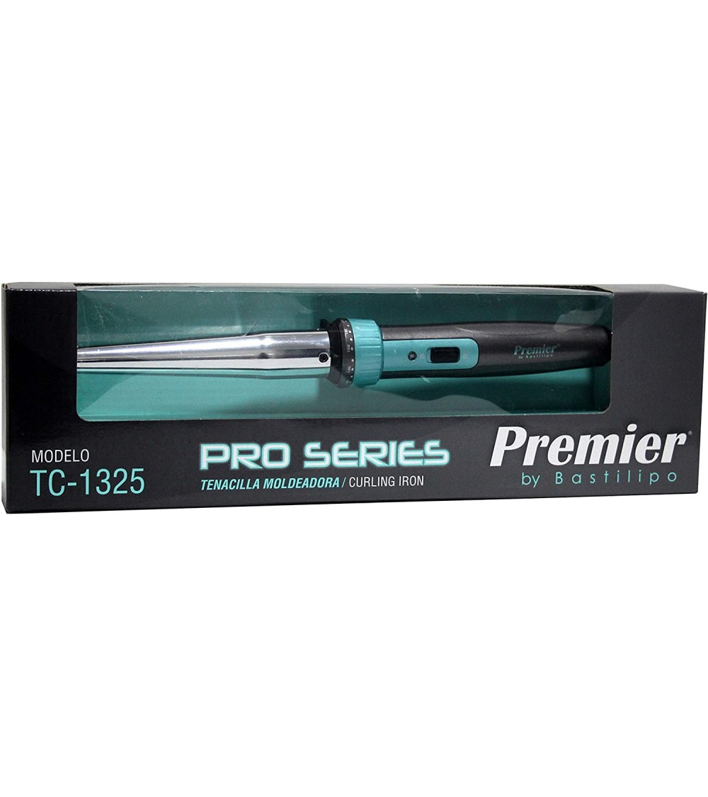 Tenacilla rizadora de pelo cónica Premier TC-1325, Expert Series, cono de 13 a 25mm, 25W, control temperatura. - Imagen 2
