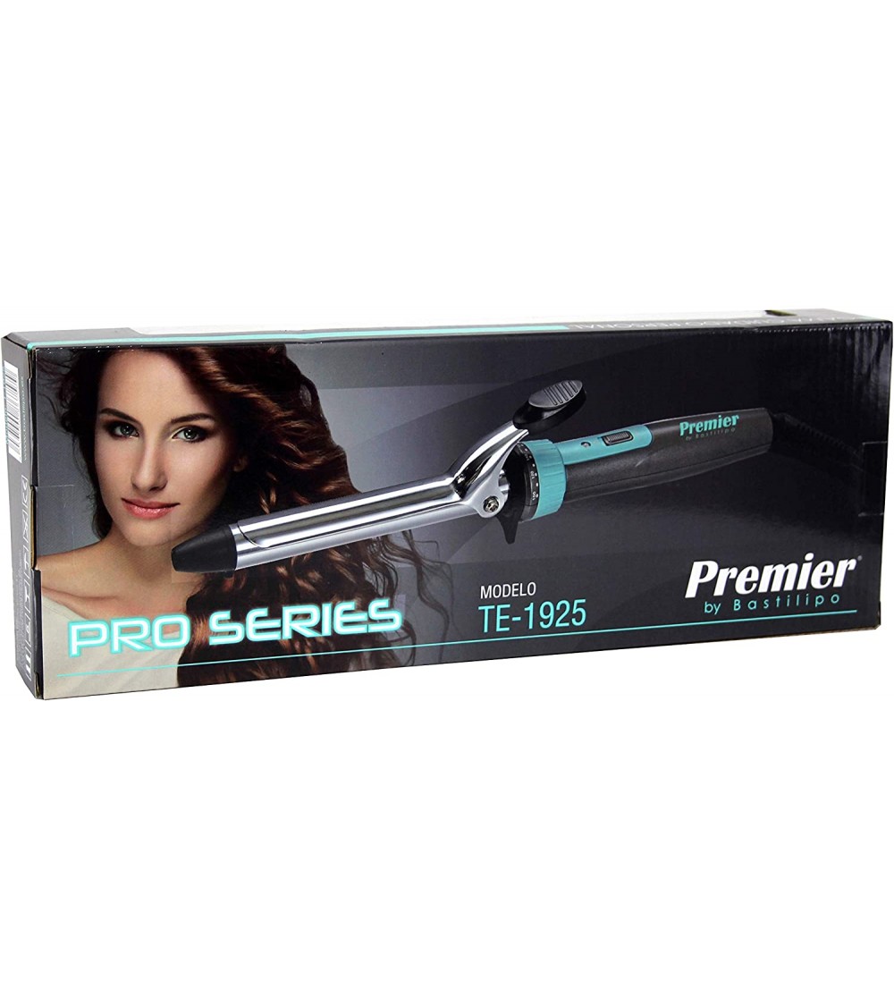 Tenacilla rizadora para el pelo Premier TE-1925 , expert series, 25W, regulador temperatura. - Imagen 2