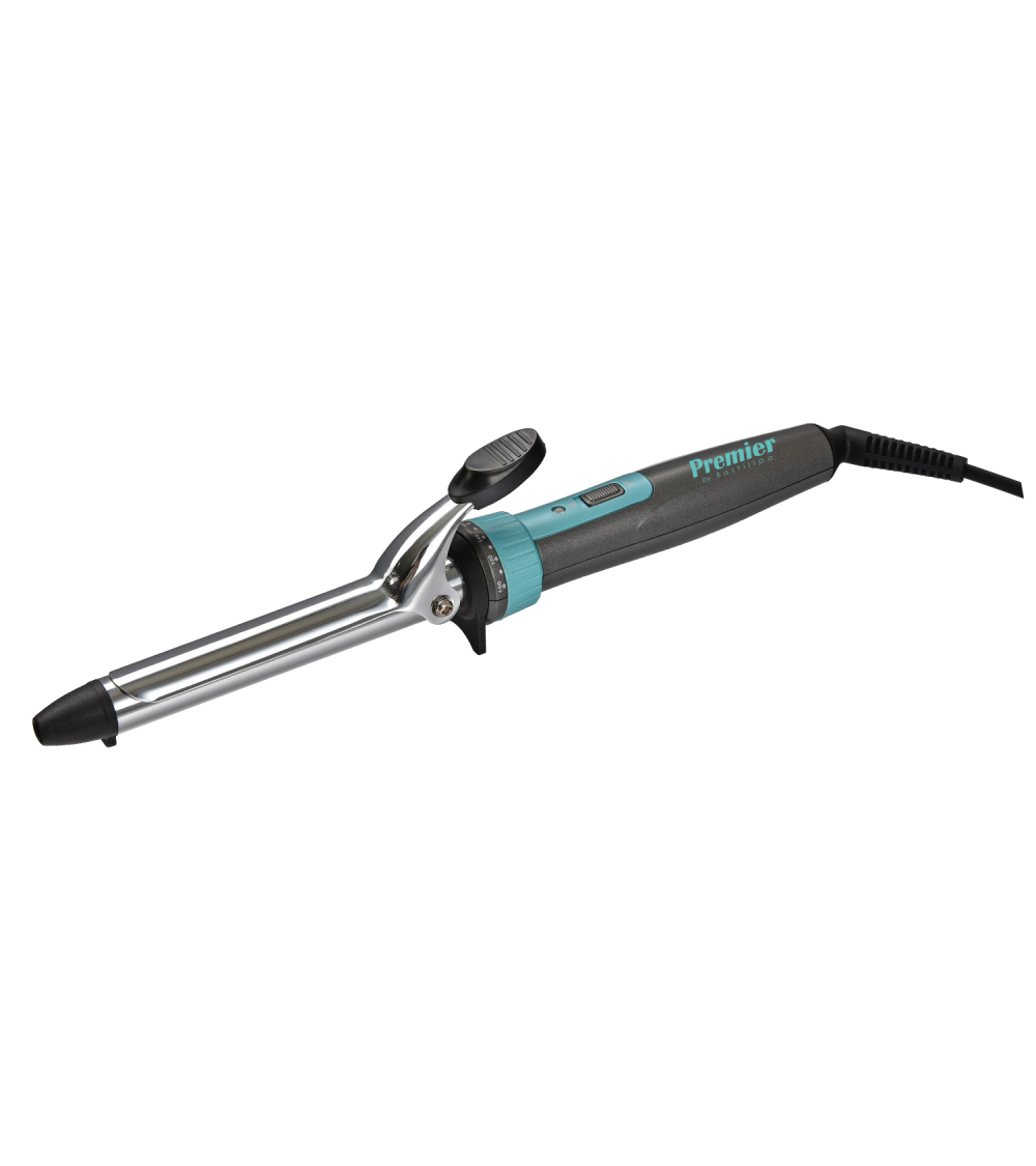 Tenacilla rizadora para el pelo Premier TE-1925 , expert series, 25W, regulador temperatura.