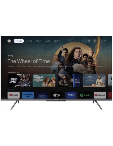 Televisor LED 55" Aiwa 55GO70804UHD, UHD 4K, Google Smart TV