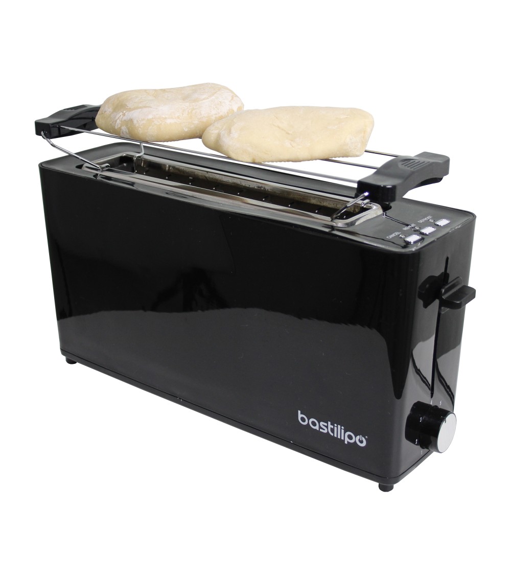 Tostador Firefox AN-900 Color negro, ranura larga rebanadas, 900W - función descongelar - bandeja recogemigas - Imagen 5