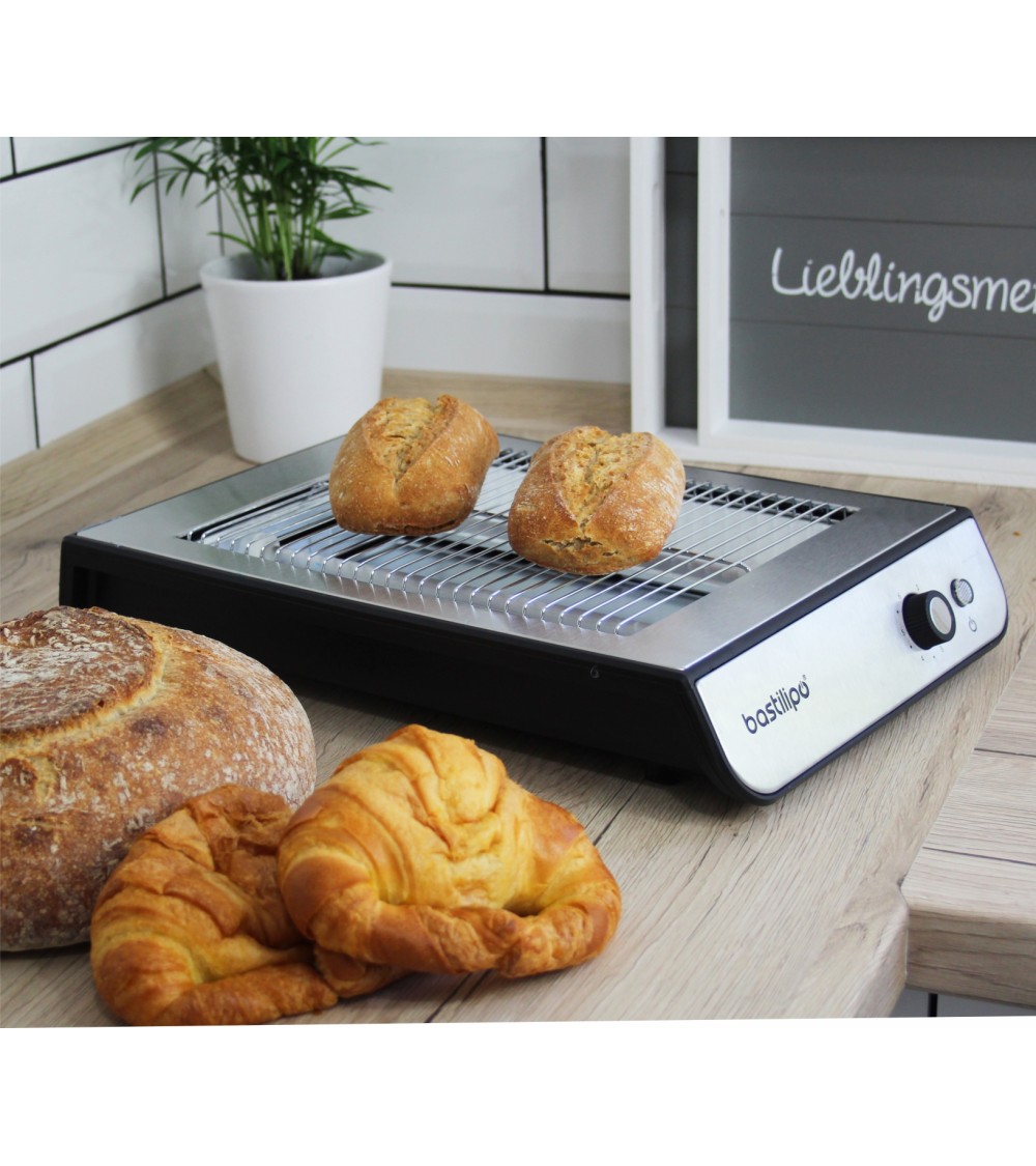 Tostador plano de acero inoxidable, 680W, 2 resistencias, temporizador digital,TPI-680 - Imagen 4