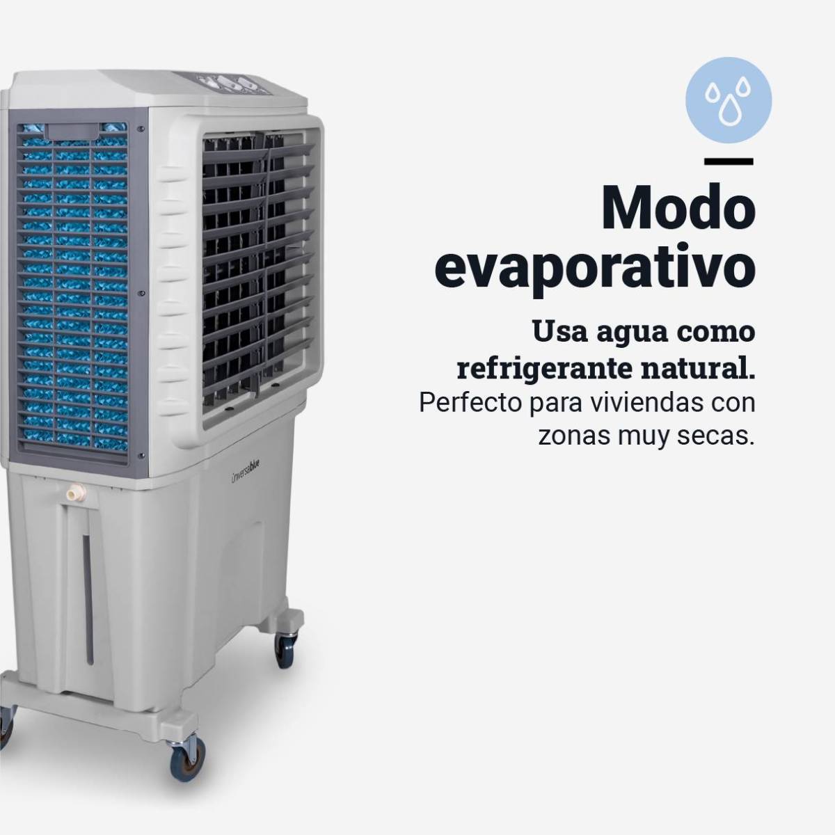 TULUM 7080 Climatizador 80L Modo Frío y Evaporación - Imagen 6
