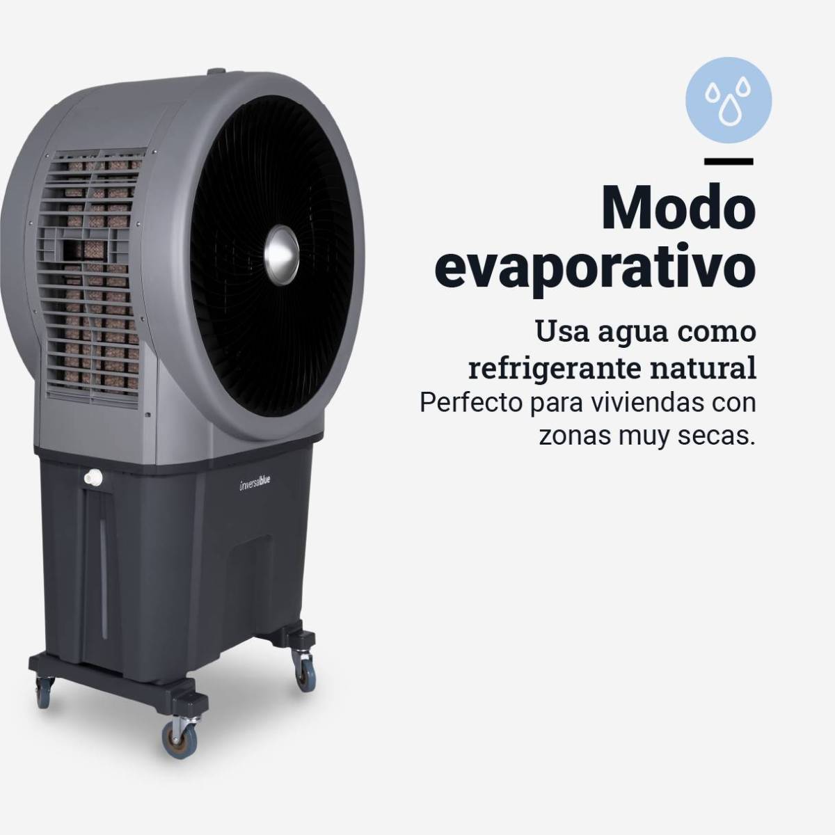 TULUM 7090 Climatizador 90L Modo Frío y Evaporación - Imagen 5