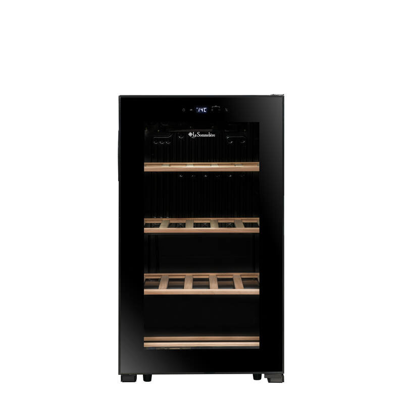 Vinoteca libre instalación - LA SOMMELIERE LS36BLACK, 36 botellas, negro - Imagen 3