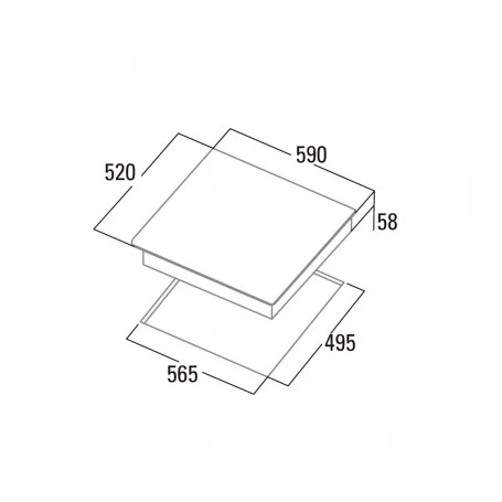 Vitroceramica Digital Cata IBG6303BK 3/INDUCCION B - Imagen 2